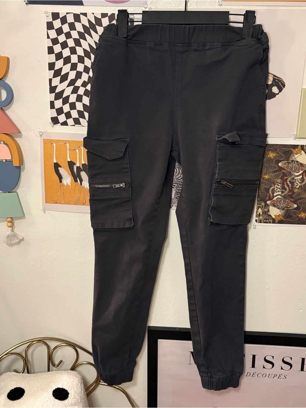 CARMAR Los Angeles Charcoal Cargo Jogger Pants Size 2